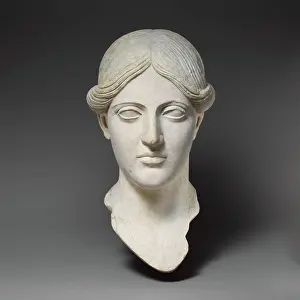 Features Prints: Marble head of a woman 1st-2nd century A