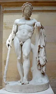 Marble Prints: Marble statue of the Greek god Aristaeus