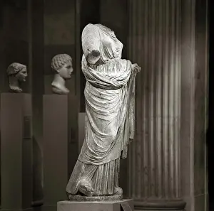 Provided Prints: Marble statue of a woman 2nd half of the 4th century B