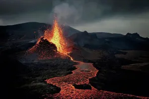 Molten Prints: March 2021 eruption of Fagradalsfjall volcano, Iceland