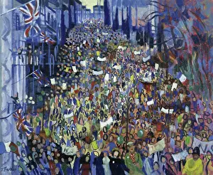 Contemporary Prints: March March Josephine Trotter (b.1940/British)