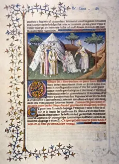 Manuscript Prints: Marco & Nicolo Polo are Welcomed by Kublai Khan ca