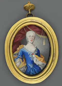 Portrety Prints: Maria Amelia Habsburg Archduke Na Austrian (1701-1756); 1830 (1830-00-00-1830-00-00);jewelry