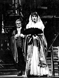 Opera Prints: Maria callas and tito gobbi, tosca, 1964