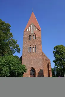 Wahrzeichen Prints: Marienkirche in Klütz Marienkirche in Klütz