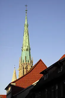 Gothic Prints: Marienkirche Mühlhausen Thuringia Marienkirche Mühlhausen Thuringia