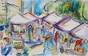Fine Prints: At the Market, Union Square, 2015