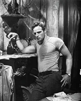Actress Prints: Marlon Brando, re-creates on the screen