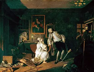 Money Prints: Marriage a la Mode: The Bagnio, 1743