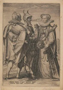 Prosperity Prints: Marriage for Wealth Officiated by the Devil by Saenredam
