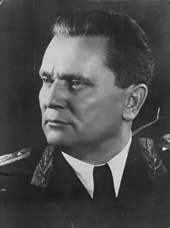 1949 Prints: Marshal Tito Premier of Yugoslavia. December 03, 1949. (Photo by Camera Press)