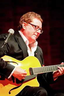Guitar Prints: Martin Taylor playing accoustic guitar at the Turner Sims Concert Hall