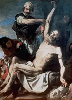 Sep07 Prints: Martyrdom of St. Bartholomew 1644 Jusepe de Ribera (1591-1652 Spanish)