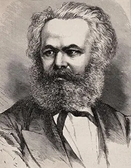 Upright Prints: MARX, Karl (1818-1883). German philosopher