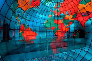 : Mary Baker Eddy Library, the Mapparium, Boston, Ma, USA