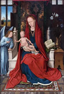 Kindness Prints: Mary enthroned with the kind. About 1485