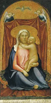 Madonna Prints: Masaccio, The Madonna of Humility, c 1423 1424 The Madonna of Humility