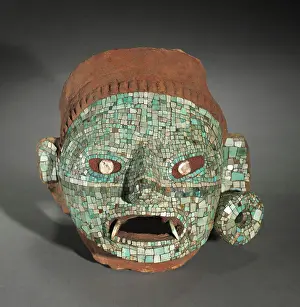 Mexico Prints: Mask, before 1519. Mesoamerica (or Mexico)