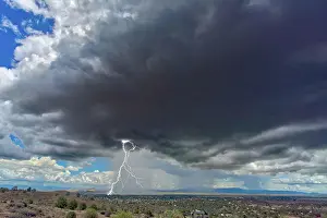 Spark Prints: A massive monsoon storm rolling into Chino Valley Arizona during the 2022 Monsoon season