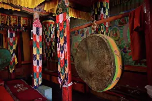 Instrument Prints: Matho Monastery, Ladakh, Jammu and Kashmir, India, Asia