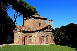 Emperor Prints: Mausoleum of Galla Placidia, originally built as a funerary chapel for Galla Placidia