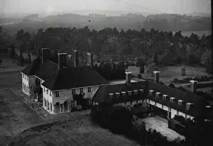 Surrey Prints: May Be Princess's New Home -- An aerial view of Windlesham Moor