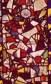 Contrasts Prints: Medieval stained glass window