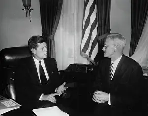 Oval Prints: Meeting with the US Ambassador to Laos Winthrop Brown
