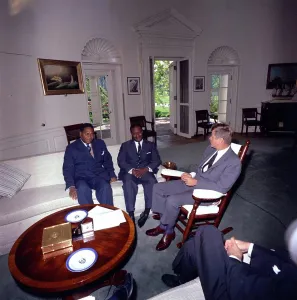 Oval Prints: Meeting with Ambassador of Liberia