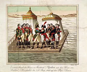 Alliance Prints: Meeting of Emperors Alexander I of Russia