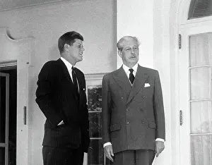Prime Prints: Meeting with Harold Macmillan, Prime Minister of Great Britain