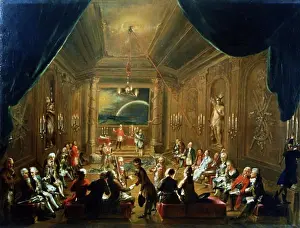 Capital Cities Prints: Meeting of the Masonic Lodge, Vienna. Freemasonry, Anonymous - 1790