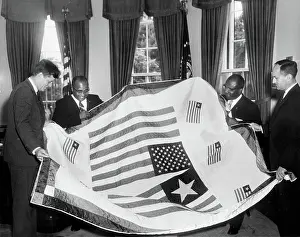 George Prints: Meeting with William R. Tolbert, Jr