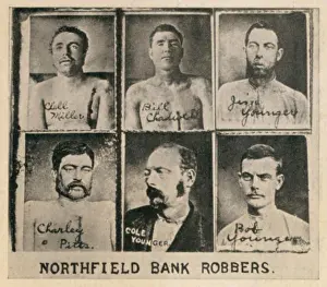 Lcgr Prints: Six members of the James-Younger Gang members killed or captured in the disastrous Northfield