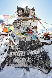 Nepal Prints: Memorial to Scott Fischer, a guide who died in the 1996 Mount Everest tragedy