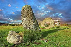 Atmospheric Light Prints: Men-an-Tol or Men an Toll known locally as the Crick Stone