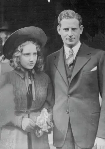 1938 Prints: Menuhin's sister and her fiance at Violinist's Wedding in London