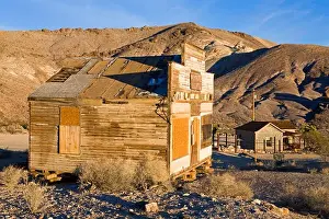 Nevada Prints: Mercantile at the Rhyolite ghost town, Beatty, Nevada, USA, North America