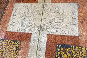 Designed Prints: Meridian line, designed by Cassini in 1655