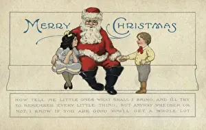 Greeting Prints: Merry Christmas: Now Tell Me Little Ones