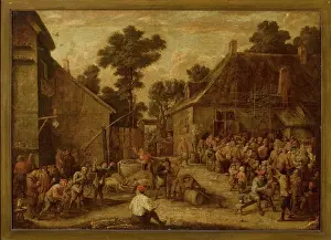 Flemish Prints: ﻿Merry-making in the countryside. Teniers, David, II (1610-1690), painter