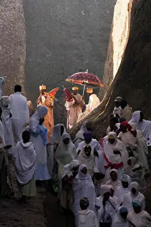 East Africa Prints: Meskel ceremony in Lalibela, Ethiopia