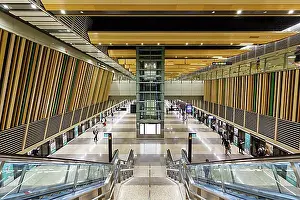 Local Transport Prints: Metro Singapore underground at the Woodlands underground station on the Thomson East Coast Line in Singapore