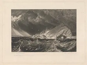 Wove Paper Prints: The Mewstone, Entrance of Plymouth Sound