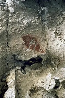 Mexico Prints: MEXICO. BAJA CALIFORNIA SUR. Rock Paintings of the Sierra de San Francisco