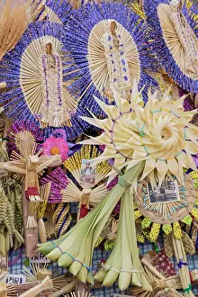 Large Format Prints: Mexico, San Miguel de Allende. Decorations for Palm Sunday