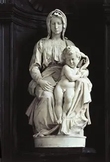 Flanders Prints: Michelangelo (1475-1564). Madonna of Bruges