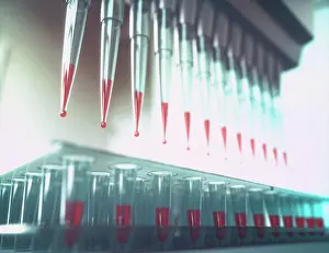 Analysis Prints: Microbiological research, illustration