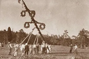 Swedish Prints: Midsummer tradition in the 1930s