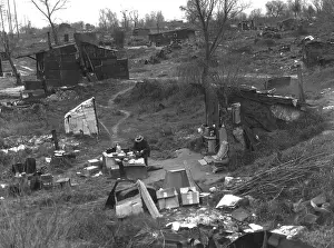 Migrant Prints: Migrant workers camp, outskirts of Marysville